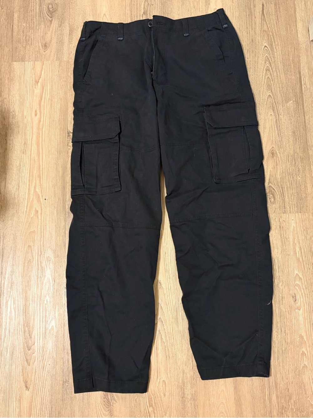 Men's Black skater Cargo Pants - Durable Utility Trousers